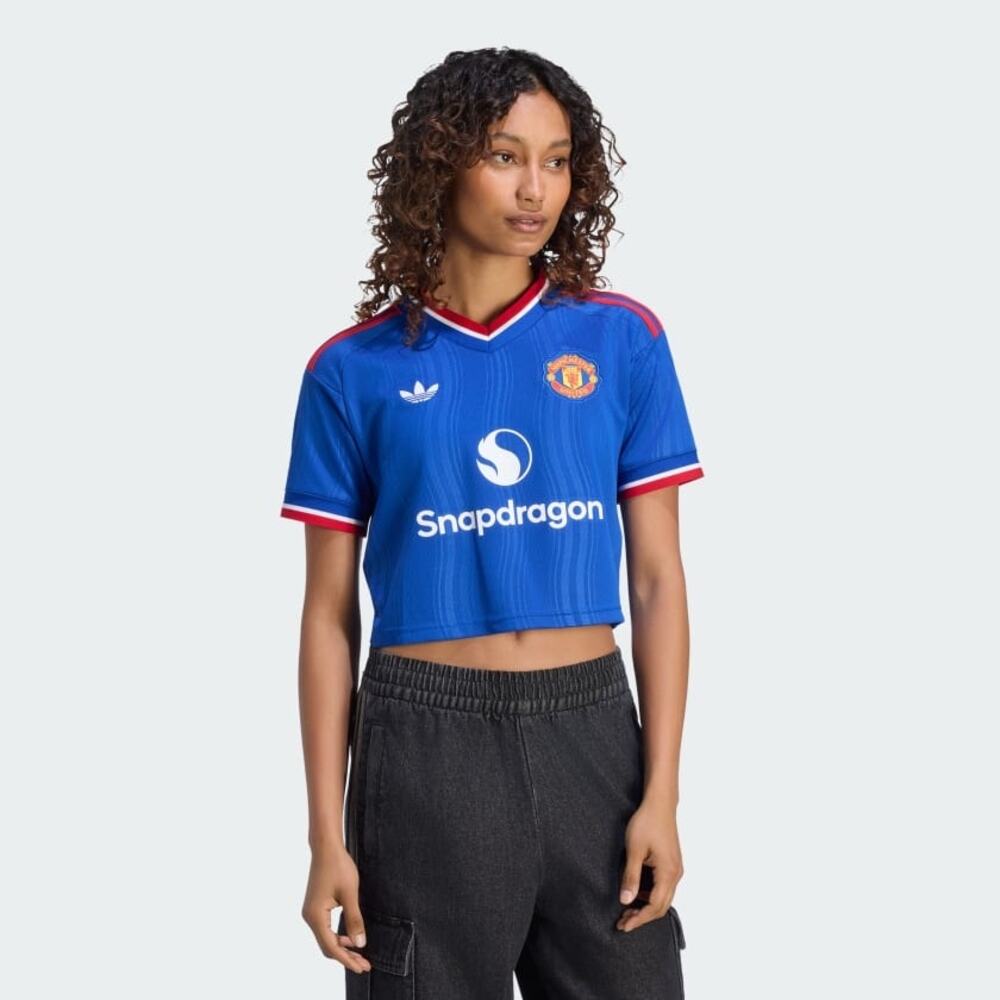 Adidas Manchester United Women’s Official 24/25 Away Jersey Blue S NWT Blokecore